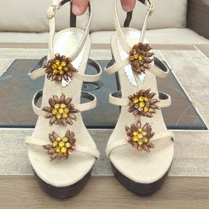 Colin Stuart Strappy Sandals NWOT